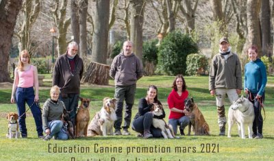 Séance photo pour éducation canine en extérieur à Auxerre