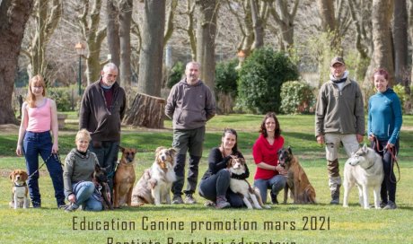 Séance photo pour éducation canine en extérieur à Auxerre